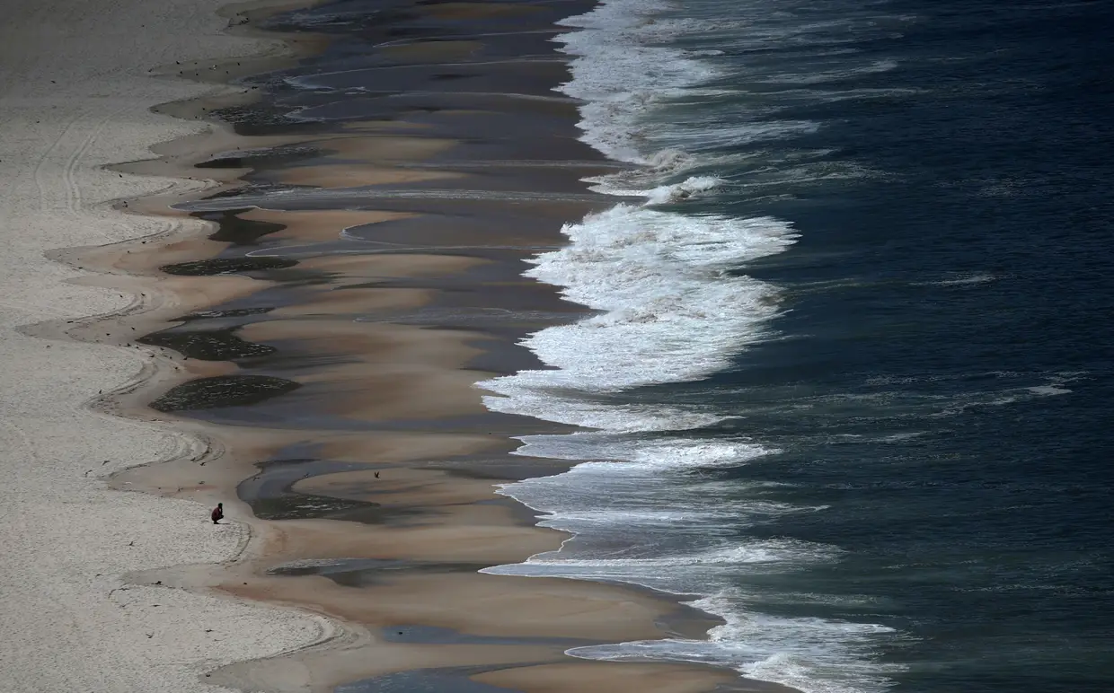 Praia de Copacabana, Rio de Janeiro.