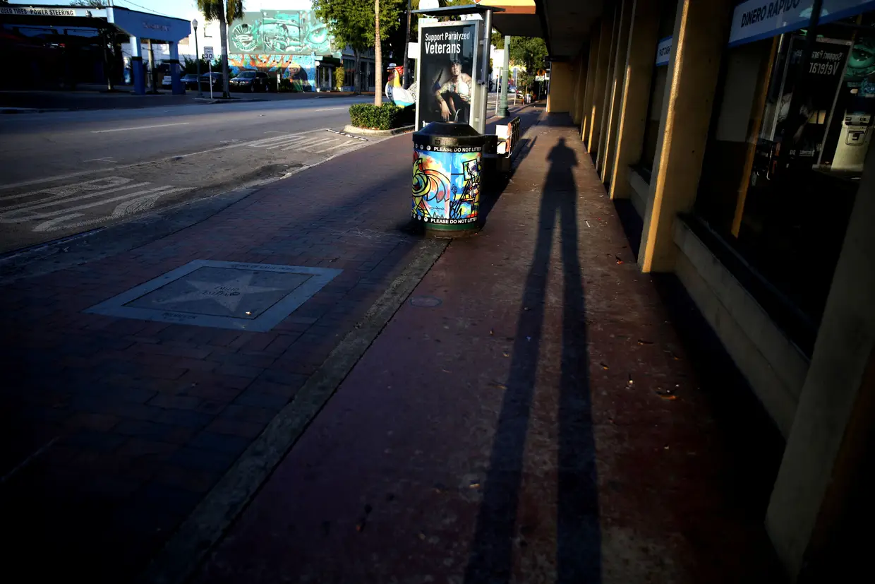 Rua em Little Havana, Miami.
