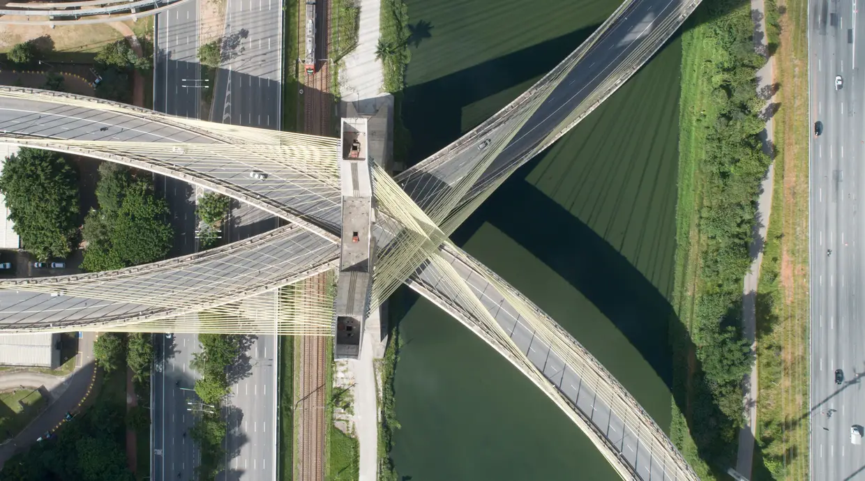 Ponte Octavio Frias de Oliveira em São Paulo.