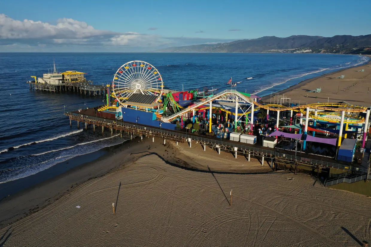 Cais de Santa Monica, California