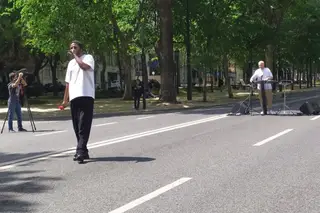 Avenida da Liberdade quase vazia