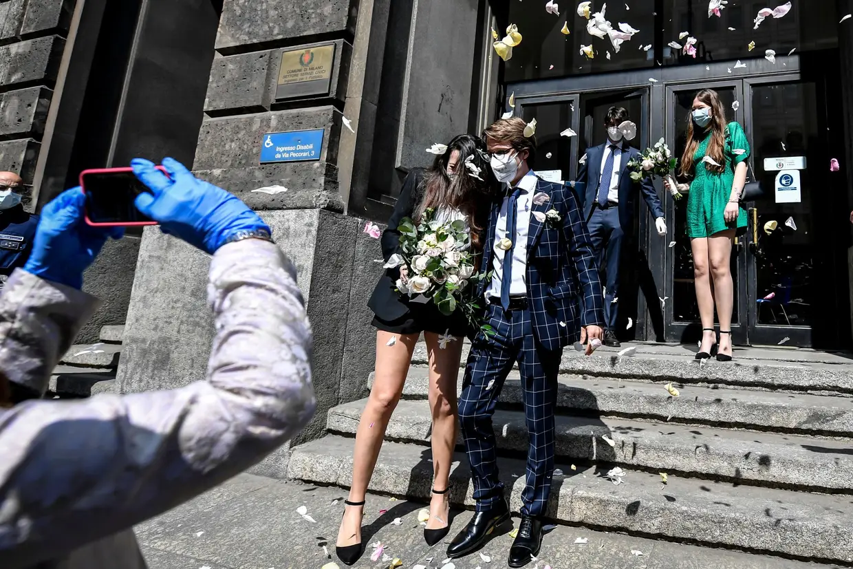 Um casamento em Milão, Itália