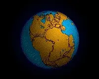 A divisão de Pangea em Gondwana