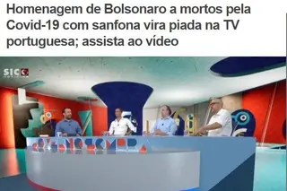 Reação do Governo Sombra a homenagem de Bolsonaro torna-se viral no Brasil