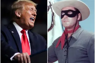 Trump diz gostar de se ver de máscara e compara-se ao "Mascarilha"