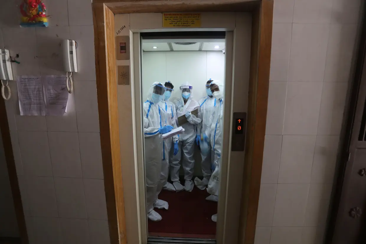 Um hospital em Mumbai, na Índia.