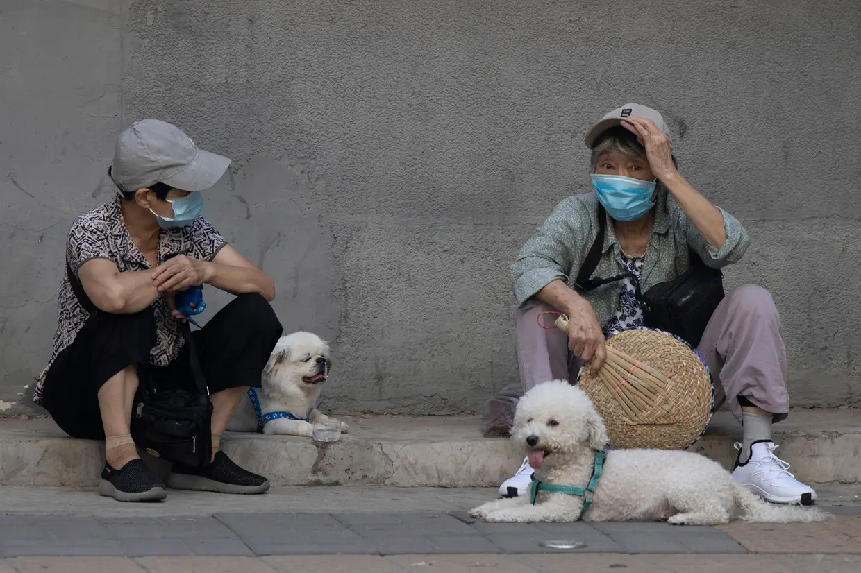 Em Pequim, China.