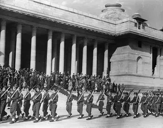 Celebrações no dia da Independência da Índia.