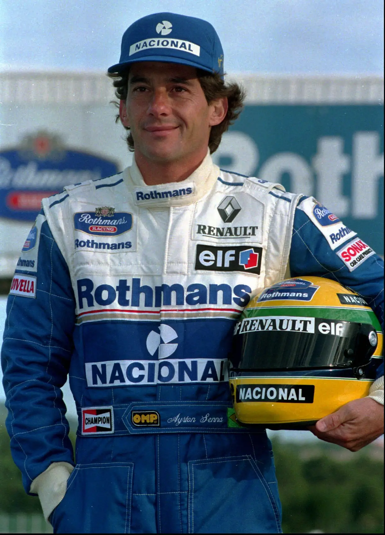 Ayrton Senna, Campeão do Mundo de Fórmula 1 por três ocasiões.