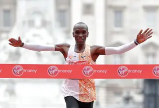 Eliud Kipchoge, vencedor da edição de 2019.