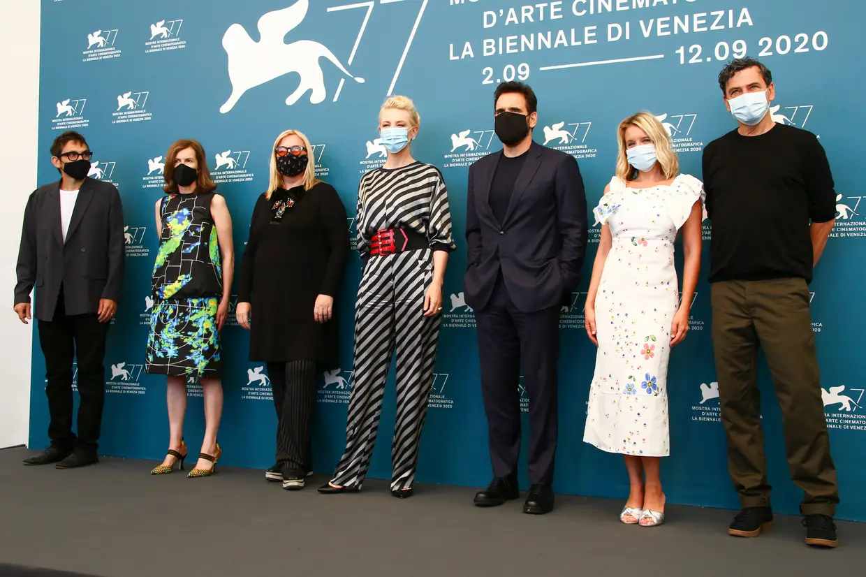 Membros do júri da 77.ª edição do Festival Internacional de Cinema de Veneza.