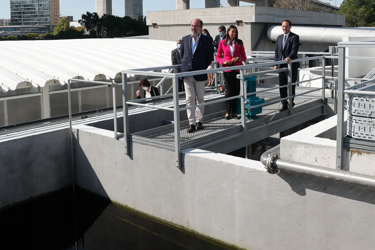 Ministro do Ambiente e da Ação Climática inaugura obras de beneficiação da Fábrica de Água de Beirolas e do Centro de Educação Ambiental da Tejo Atlântico.