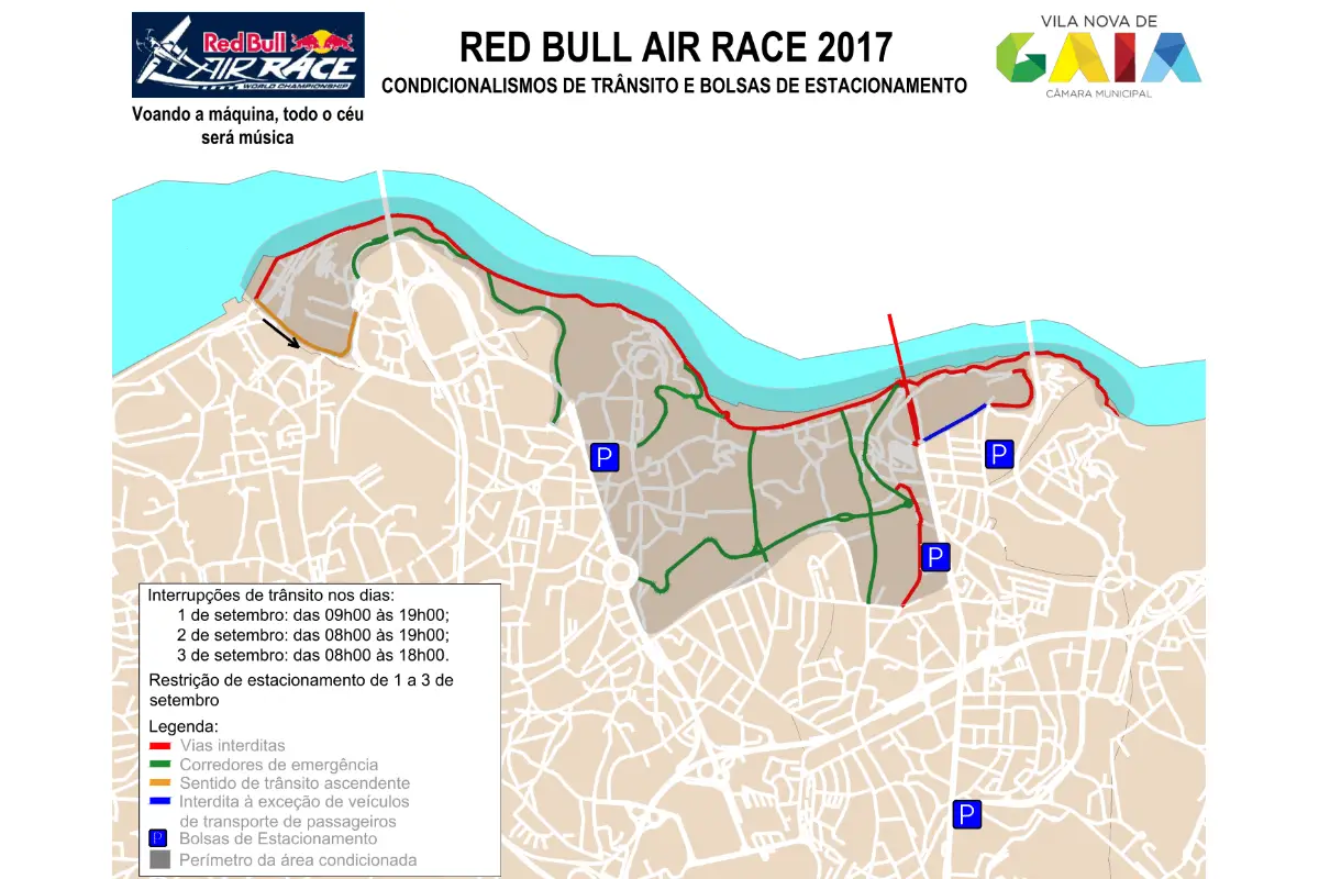 Mapa mobilidade Gaia
