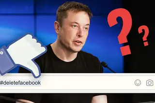 Elon Musk apaga contas de Facebook