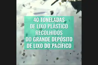 Seguir as redes-fantasma para recolher mais plástico