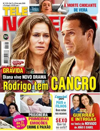 Em 'Alma e Coração', Rodrigo tem cancro