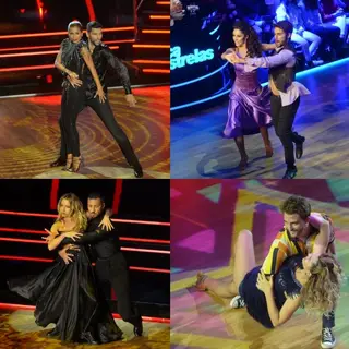 Famosos brilham na estreia de "Dança com as Estrelas"