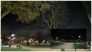 Com e sem modo noite