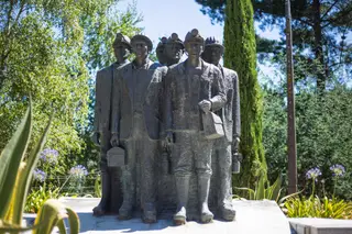 Minas do Pejão, onde está o monumento de homenagem aos mineiros
