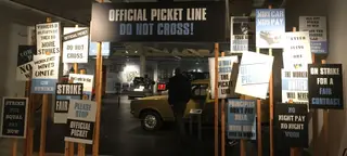Museu dos Transportes, evocação de uma greve