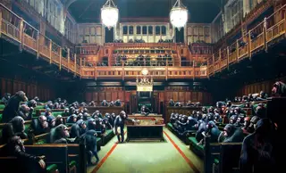 “Devolved Parliament”, Banksy