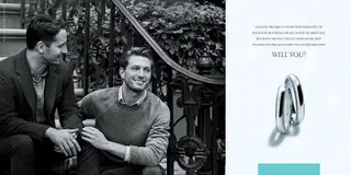 As campanhas publicitárias de anéis de noivado dirigidas a casais do mesmo sexo é uma das formas da Tiffany acompanhar realidades amorosas incontornáveis