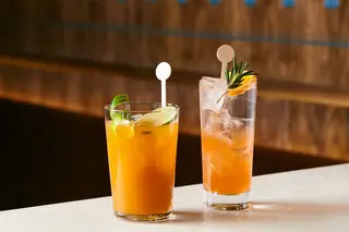 O Zambujo e o Moura, dois dos cocktails exclusivos do Canto, são inspirados nas preferências pessoais dos músicos que lhes dão nome