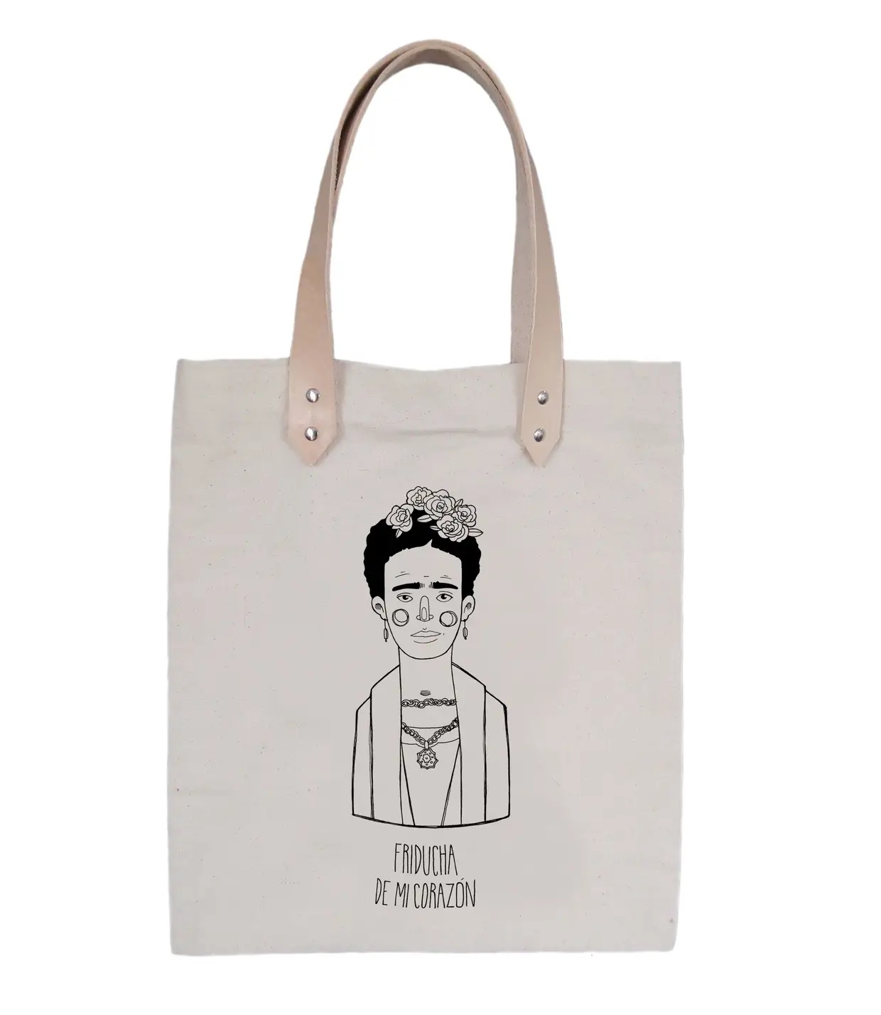 Frida Kahlo, IronicLisbon, €20 (www.etsy.com/shop/ironiclisbon). Já tem três anos o projeto que juntou a jornalista Helena Rua, o designer gráfico Rui Guerreiro e a ilustradora Mariana Cáceres, a pensar numa coleção de sacos, feita à mão, com imagens serigrafadas (e frases com ironia) de pintores, escritores, filósofos e outros génios