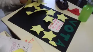 Ultimar de um cartaz