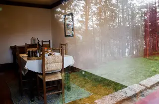 A Casa Cerro da Correia tem cozinha equipada, mas os hóspedes também podem encomendar refeições