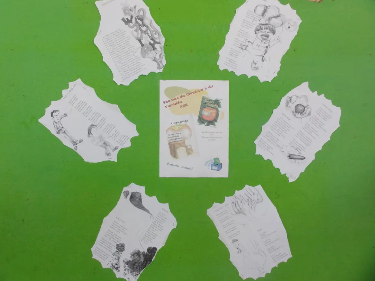 Cartaz «Poemas da Mentira e da Verdade»
