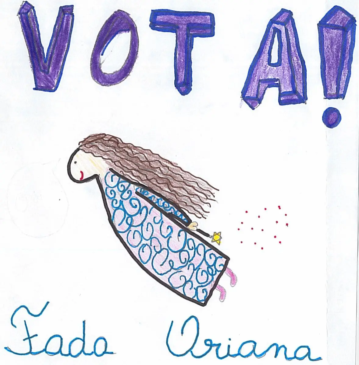 Autocolante «A Fada Oriana»