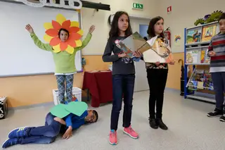 O 4.ºA defende «A Maior Flor do Mundo»