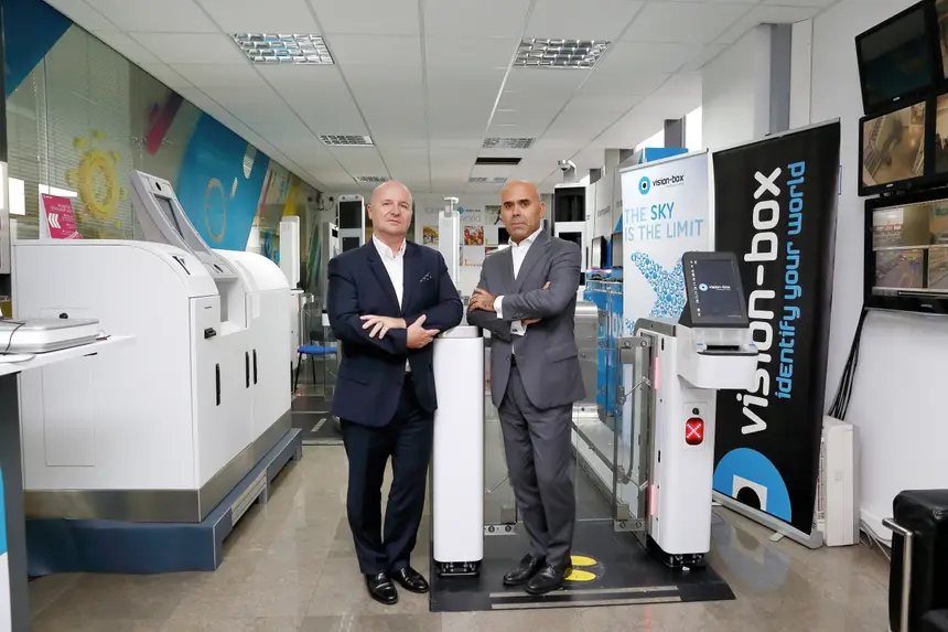 Visão Visionbox Controlo facial nos aeroportos