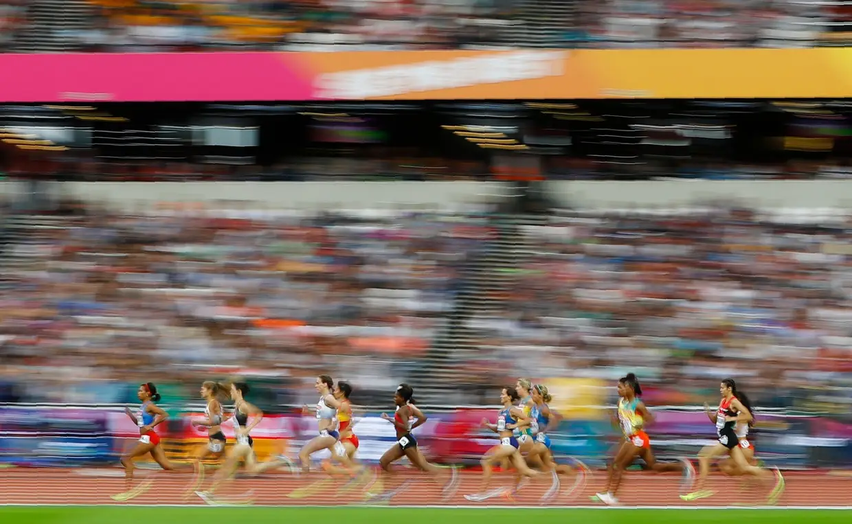 Eliminatória dos 1.500 metros femininos