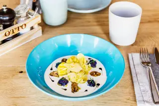 A maioria dos produtos do Otto são importados de Itália: a burrata, o arroz risota, a burretina, os vinhos, a tinta de choco, o fruto de alcaparra, o ventricina, a farinha 00 bem como os diferentes queijos