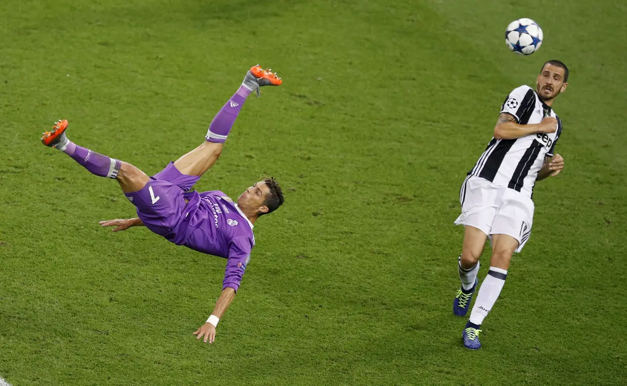 Na final da Liga dos Campeões, que opôs a Juventus e o Real Madrid