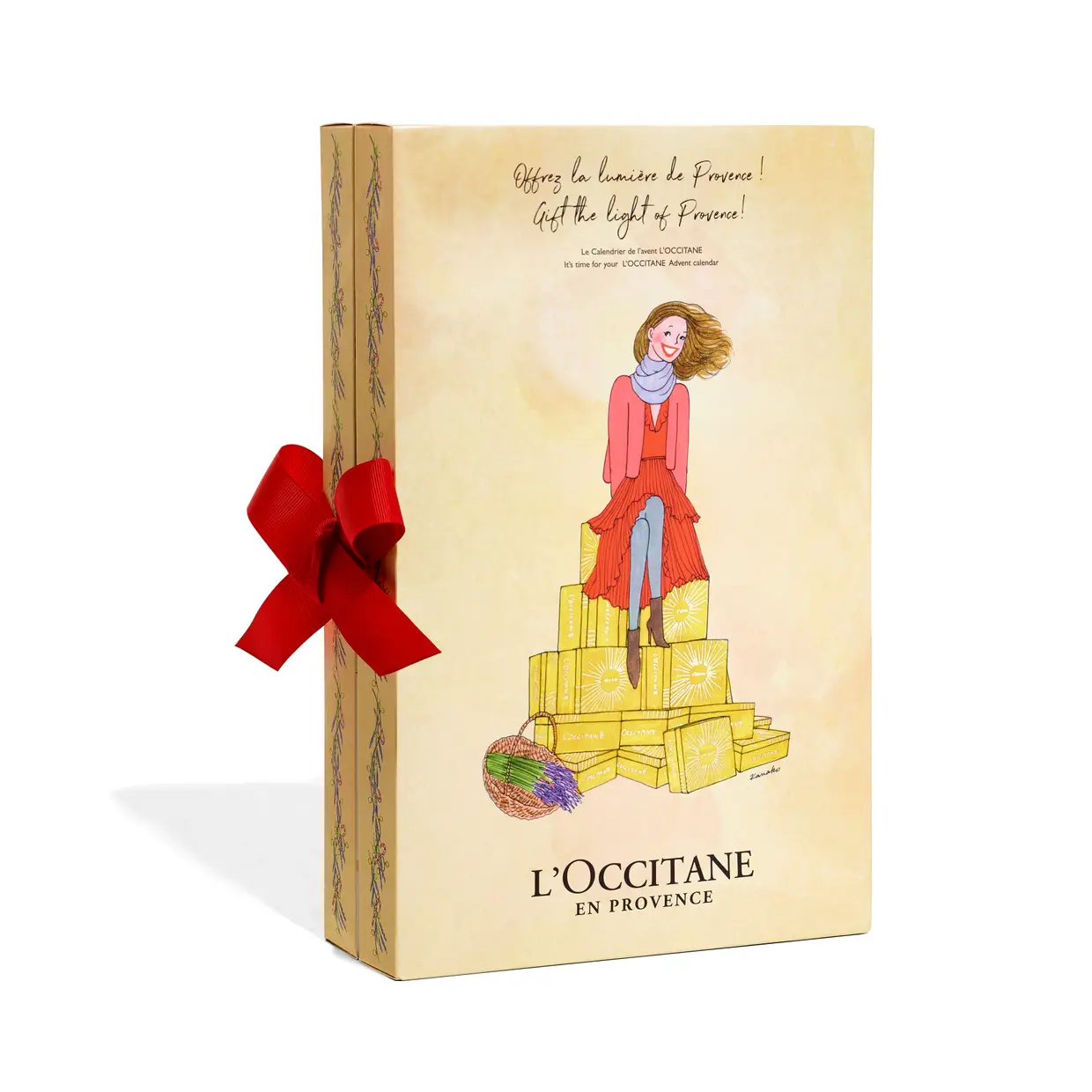 Os calendários da L'Occitane estão à venda apenas no site da marca nascida na Provença francesa. São dois: Clássico (na imagem), com bonitas ilustrações, e Premium, em formato de caixa, ambos com 24 surpresas