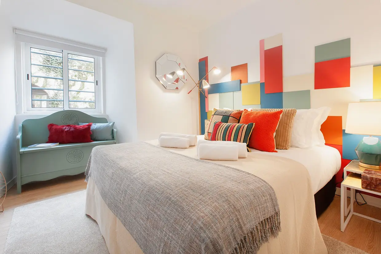 Quarto do apartamento Grand Chiado, no Largo do Calhariz