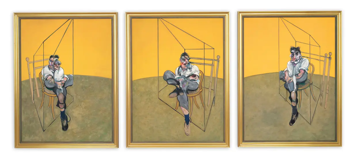Três Estudos de Lucian Freud (1969), um tríptico de Francis Baccon em que retratou o amigo e pintor Lucian Freud, foi adquirido por 142,4 milhões de dólares pela sheika Mayassa bint Hamad al Thani, num leilão da Christie's. A leiloeira tinha estimado uma valor de venda de 85 milhões, mas uma acesa disputa entre interessados, que durou apenas dez minutos, acabou por elevar em muito esse valor