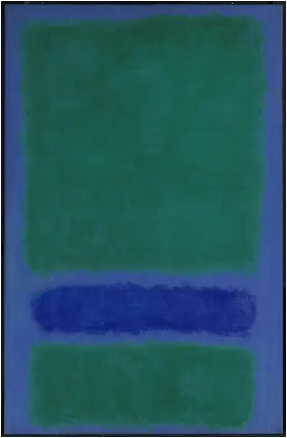 Verde, Azul, Verde Sobre Azul (1968) é um dos onze quadros de Mark Rothko que pertenciam ao gestor J. Ezra Merckin. Por ordem do tribunal, devido ao seu envolvimento no escândalo Madoff, o gestor foi obrigado a vender esta série. A família real do Qatar adquiriu as onze obras em 2009 por... 310 milhões de dólares