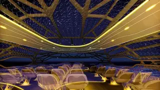 Aviões com janelas panorâmicas. A companhia de aviões Airbus está a desenhar o aparelho 2050 Concept Plane, que te permitirá observar os céus enquanto viajas