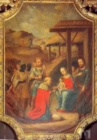 Manuel Gomes de Andrade (sec. XVIII)Pintura, óleo s/tela, 1733-1734, Alt 281 x Lg 186,5,Museu de Alberto Sampaio