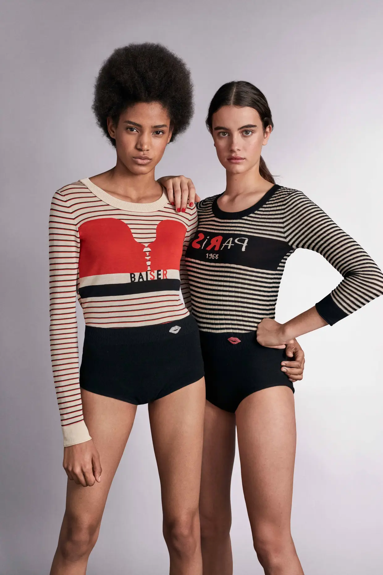 Camisola de manga comprida em algodão e seda, €490 (Baiser), €390 (Paris)
