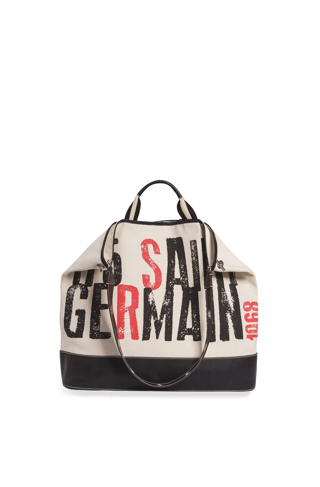 Saco em lona oversize, com estampa, €550