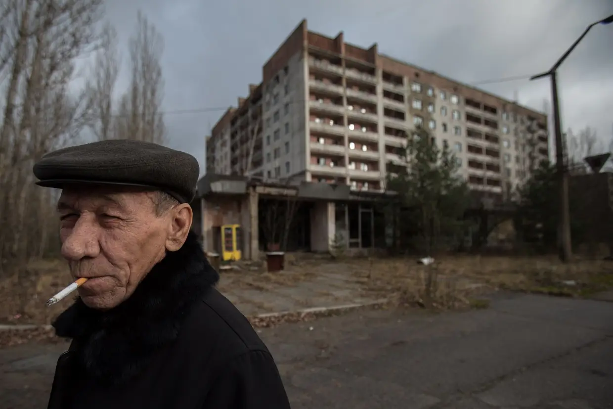 Sasha, 68 anos, foi um dos likvidator (liquidadores) que ajudou na gestão imediata dos efeitos do desastre nuclear, sem qualquer proteção