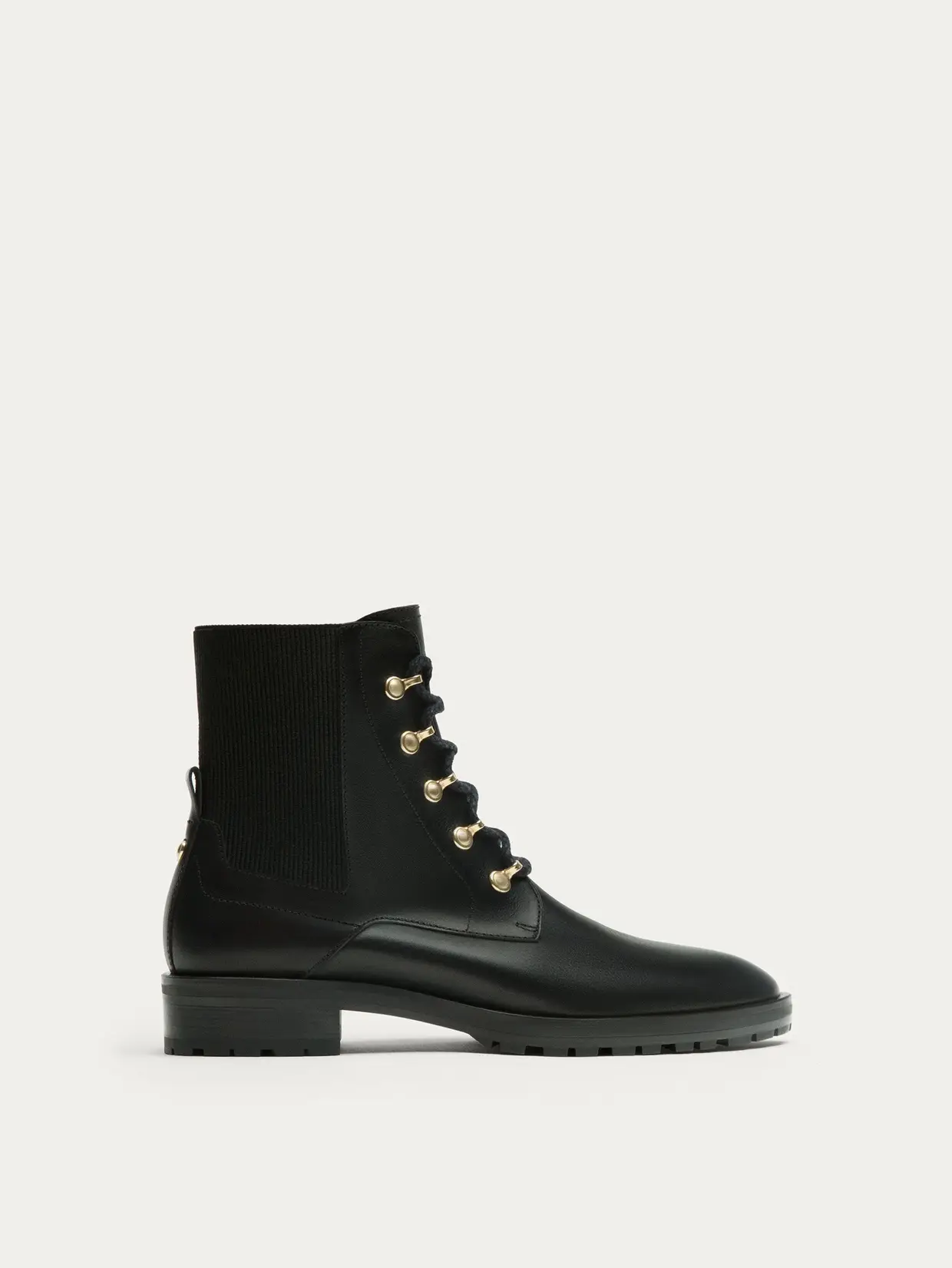 massimo dutti combat boots