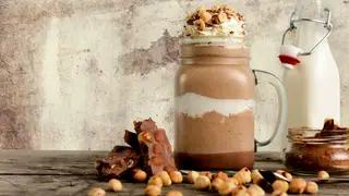 O Roasted Hazelnut Hot Chocolat é uma das novidades na Spirito Cupcakes & Coffee