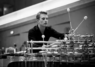 O percussionista luxemburguês Christoph Sietzen é considerado um dos melhores executantes de marimba da atualidade
