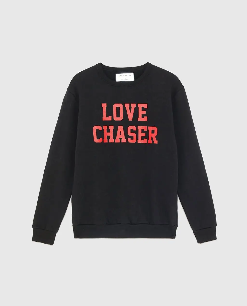 Sweatshirt com mensagem estampada, Zara, €19,95